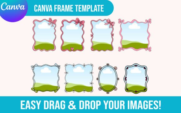 Download Whimsical Border Canva Frame Template - Whimsical Collection