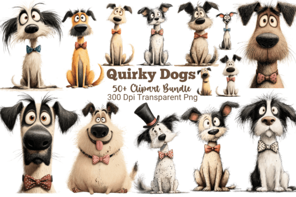 Download 50+ Quirky Dog Whimsical Clipart - Whimsical Collection