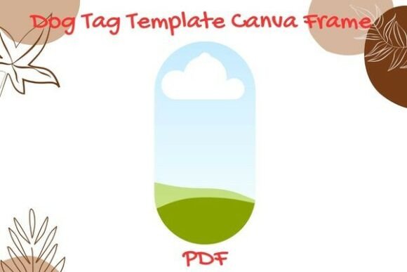 Download Dog Tag Template Drag and Drop Canva - Drop Collection