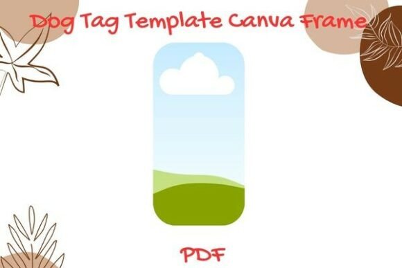 Download Dog Tag Template Drag and Drop Canva - Drop Collection