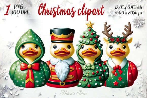 Download Christmas Cute Rubber Duck Clipart - Rubber duck clipart Collection