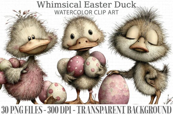Download Whimsical Easter Duck PNG Bundle - Whimsical Collection